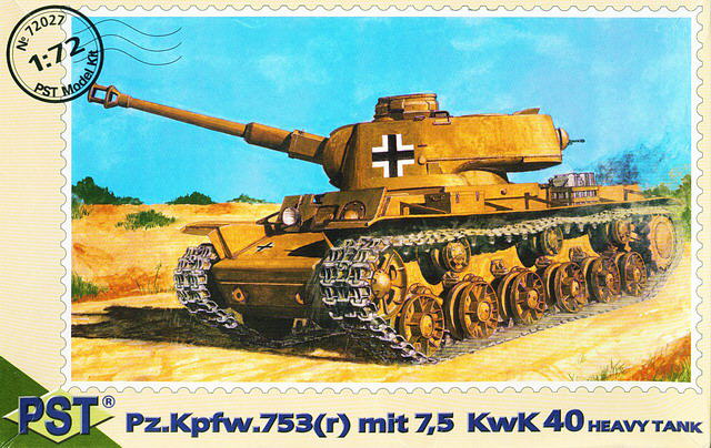 PST - Pz.Kpfw.753(r) mit 7,5 KwK 40 Heavy Tank
