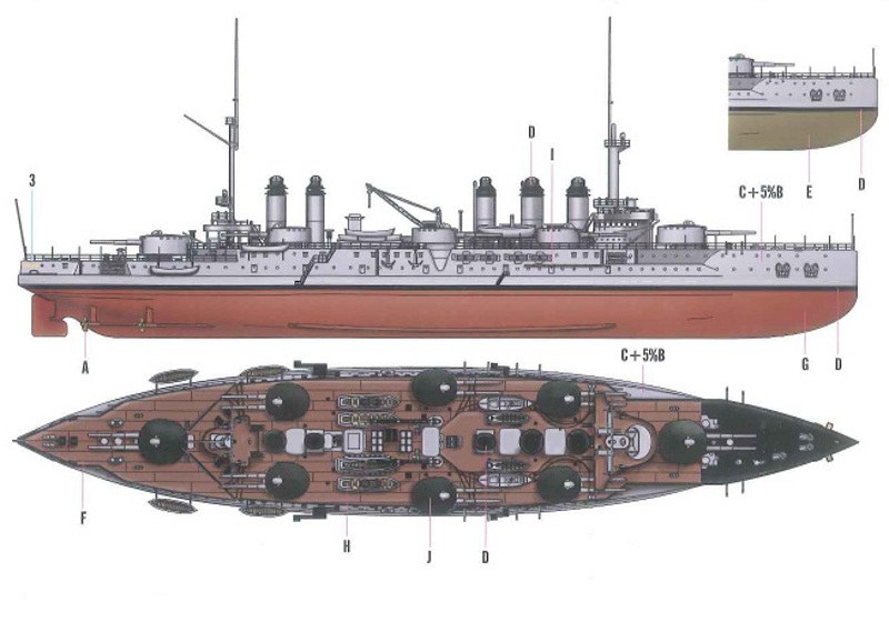 HobbyBoss - French Navy Pre-Dreadnought Battleship Condorcet