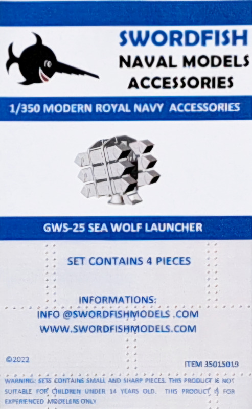 Swordfish Models  - GWS-25 Sea Wolf Launcher