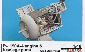 Bausatz: Fw 190A-4 engine & fuselage guns