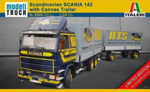 Scandinavian SCANIA 142 with Canvas Trailer