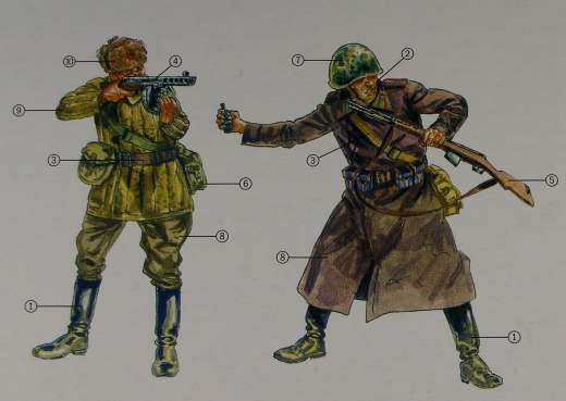 Italeri - Russian Infantry (in Winteruniform)