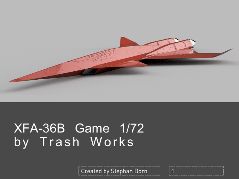 Trash Works - Ace Combat 3: XFA-36 Game