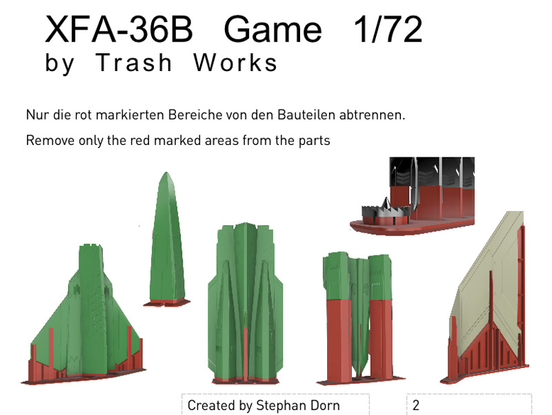 Trash Works - Ace Combat 3: XFA-36 Game