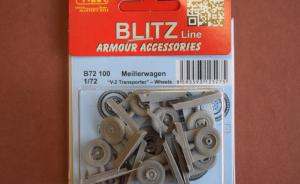 Meillerwagen V-2 Transport Wheels von 