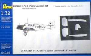 Bausatz: Junkers F13 late Fin Luftwaffe