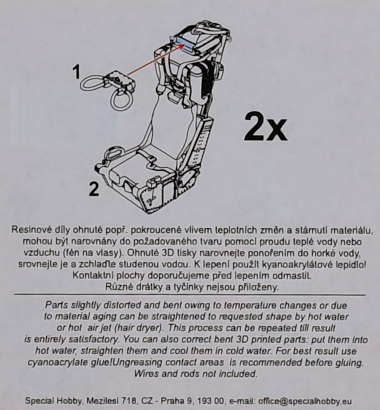 Special Hobby - F-4B Phantom Seat M.B. Mk.7