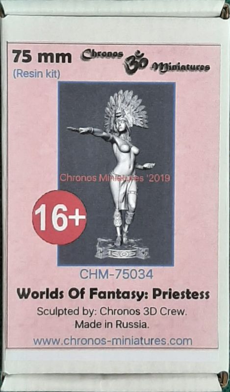 Chronos Miniatures - Worlds Of Fantasy: Priestess