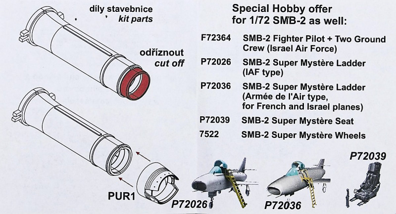 CMK - SMB-2 Super Mystère Atar 9B Exhaust Nozzle