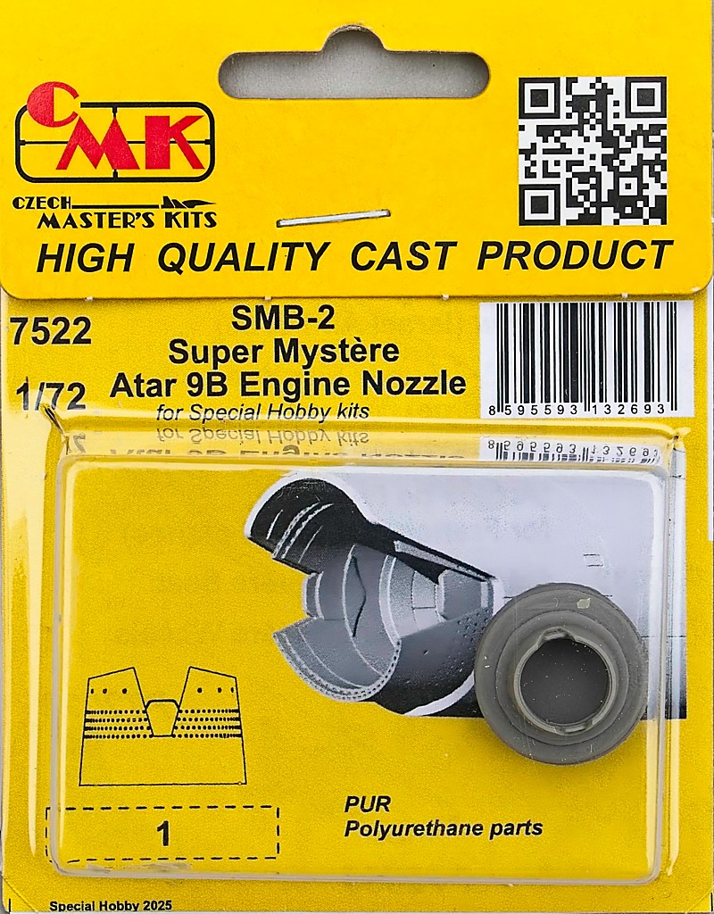 CMK - SMB-2 Super Mystère Atar 9B Exhaust Nozzle