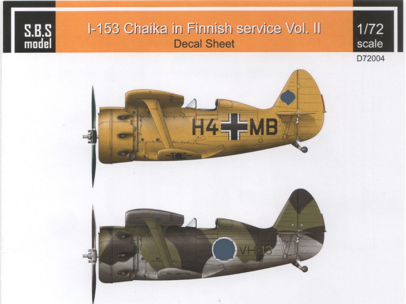 S.B.S Model - I-153 Chaika in Finnish service Vol. II