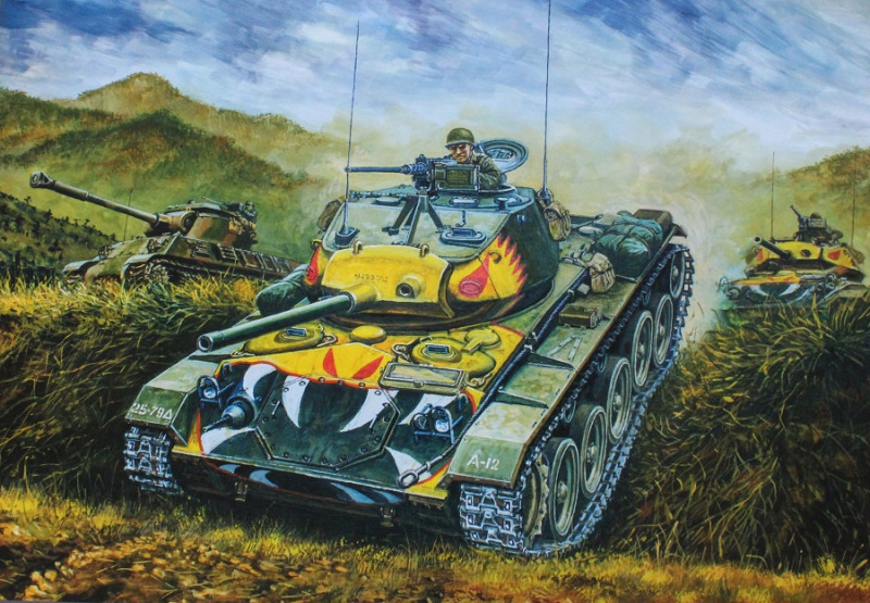 AFV Club - M24 Tank Chaffee (Koreakrieg 1950-1953)