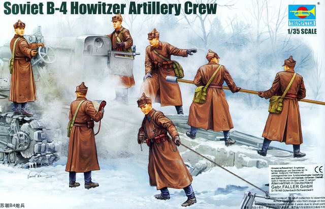 Trumpeter - Soviet B-4 Howitzer Artillery Crew