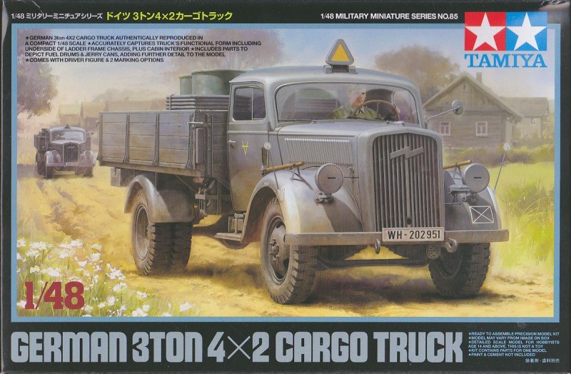 Tamiya - German 3ton 4x2 Cargo Truck