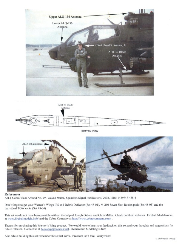 Werner's Wings - AH-1F Cobra Update