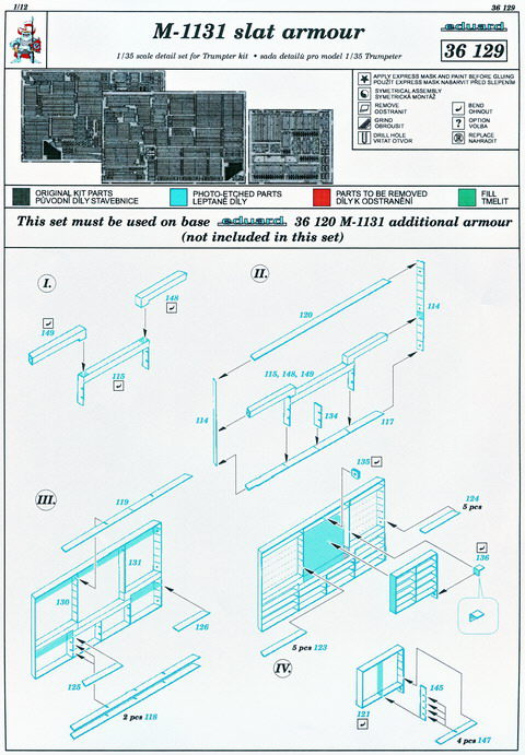 Seite 1 der Bauanleitung - mehr gibt es unter www.eduard.cz