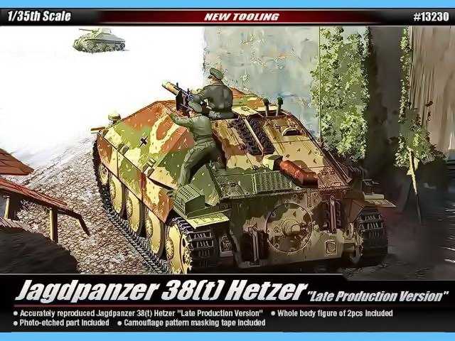 Bausatz-Cover des Jagdpanzer 38(t) Hetzer von Academy