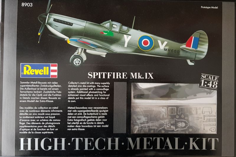 Revell - Spitfire Mk. IX High Tech Metal Kit
