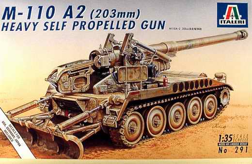 Italeri - M-110 A2 203mm Heavy SPG