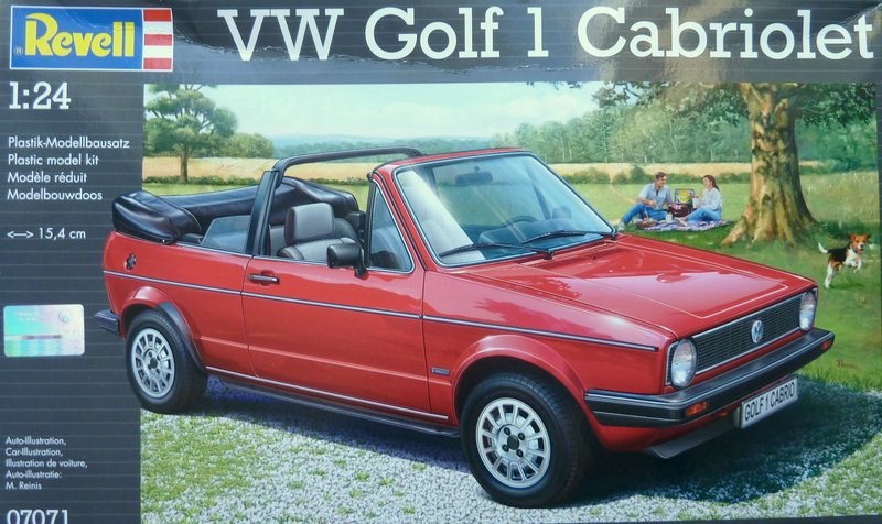 Revell 07072 - VW Golf Mk1 Gti Auto 1:24 Maßstab Kunststoff Model