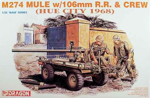 Dragon - M274 Mule w/106mm RR & Crew