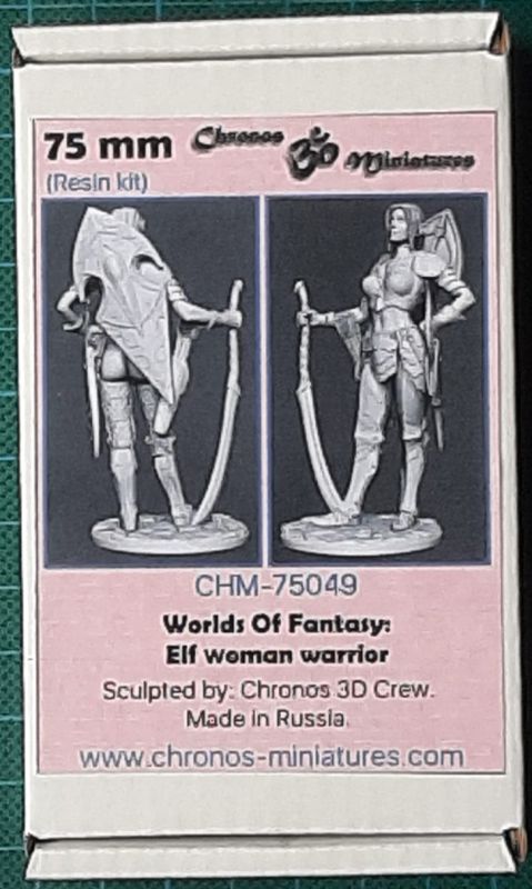 Chronos Miniatures - Worlds Of Fantasy: Elf woman warrior