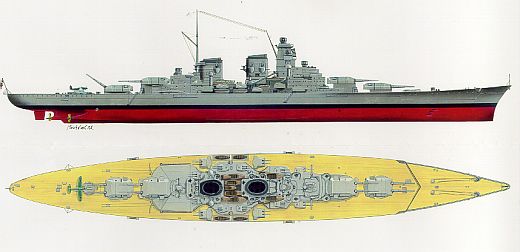 NNT Modell+Buch - Schlachtschiff H-Klasse H-39