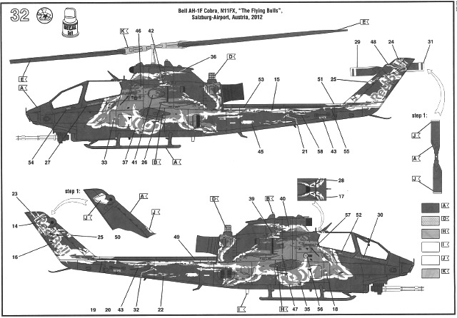 Revell - Bell AH-1F Cobra The Flying Bulls