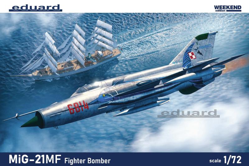 Eduard Bausätze - MiG-21MF Fighter Bomber Weekend edition