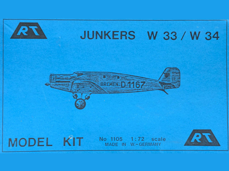 RT Modellbau - Junkers W33 / W34