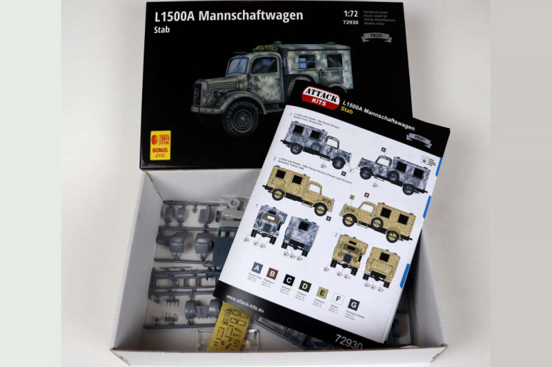 Attack Hobby Kits - L1500A Mannschaftswagen Stab