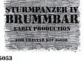 Zimmerit für Stu.Pz. IV „Brummbär“ early von Atak Model