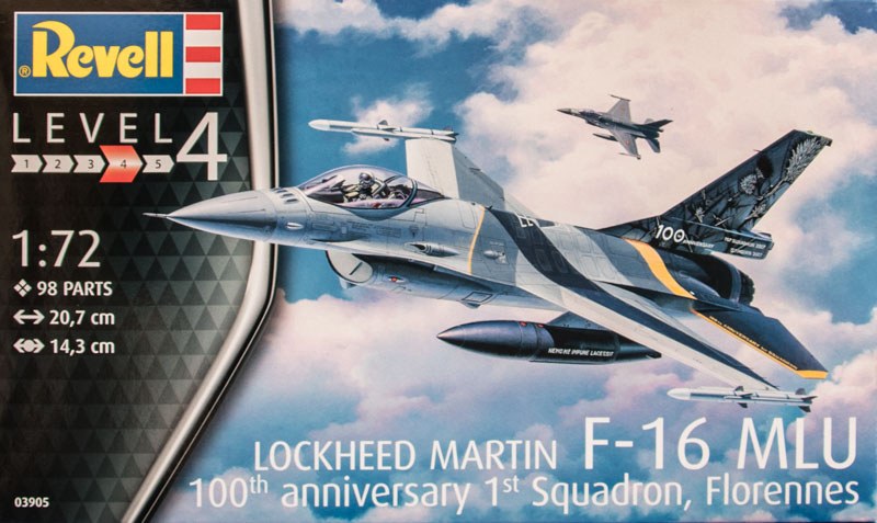 Revell - Lockheed Martin F-16 MLU 100th Anniversary 1st Sqn