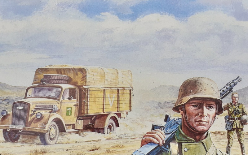 Esci - Opel Blitz Truck with WWII German Afrika Korps
