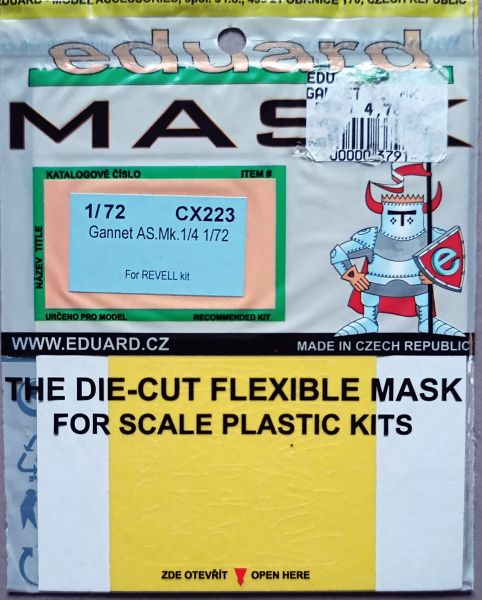 Eduard Mask - Fairey Gannet AS. Mk.1/4 Masken