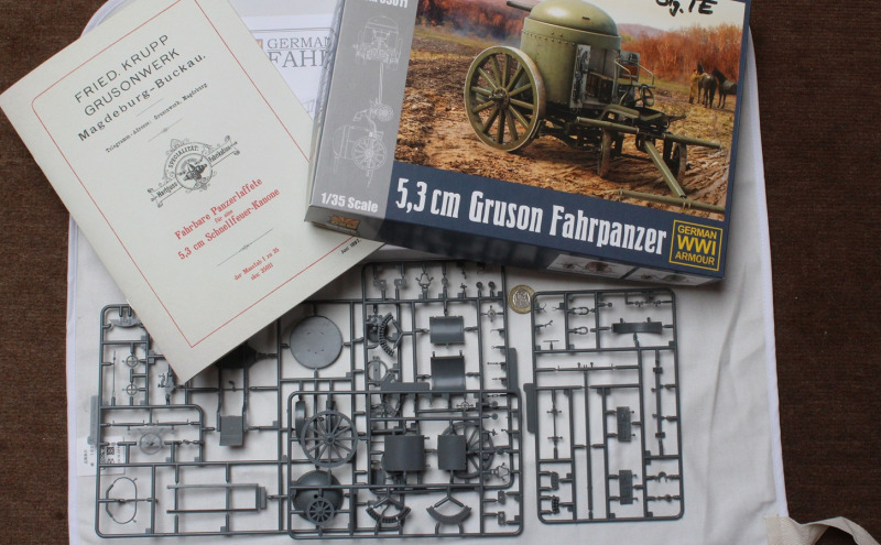 Copper State Models - 5,7cm Gruson Fahrpanzer