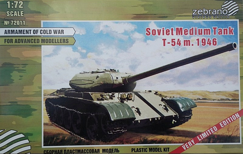 Zebrano Model - Soviet Medium Tank T-54 m. 1946