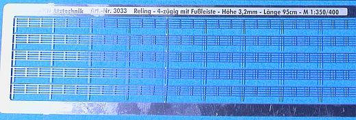 Saemann-Aetztechnik - Relings im Maßstab 1:350 - 1:400