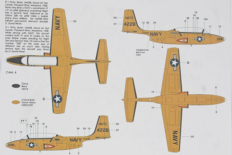 Planet Models - TT-1 Pinto ‘US NAVY Trainer’