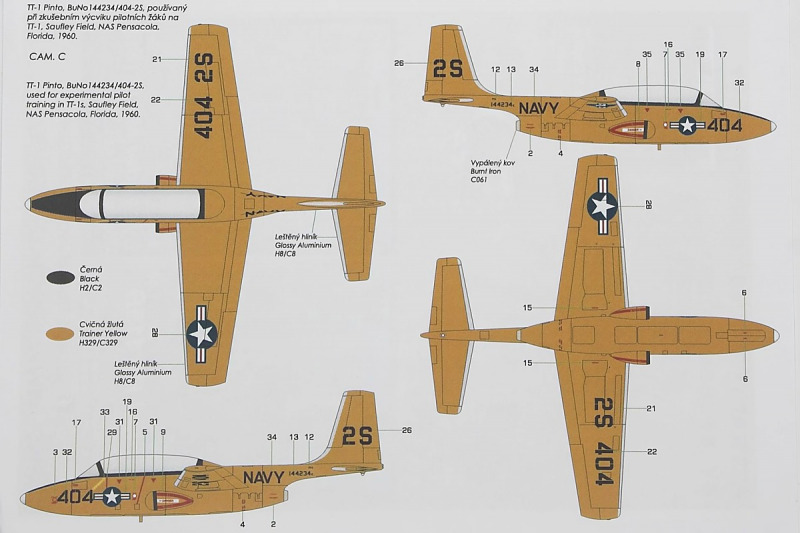 Planet Models - TT-1 Pinto ‘US NAVY Trainer’