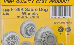 F-86K Sabre Dog Wheels von CMK