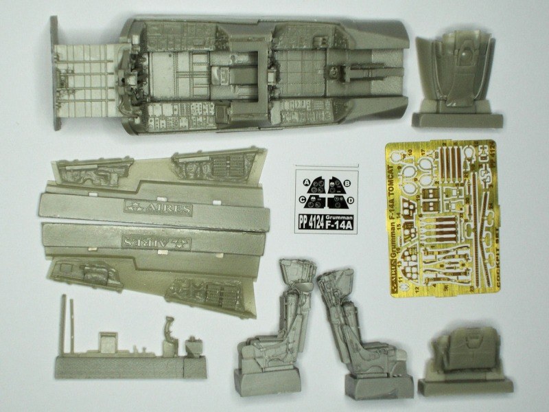 Aires - F-14A Tomcat Cockpit Set for Hasegawa