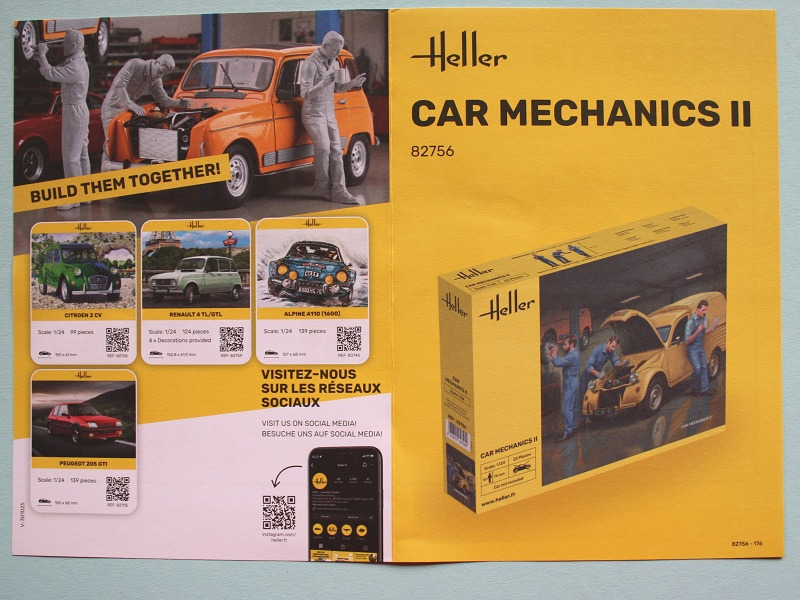 Die fertigen unbemalten Figuren und Modellvorschläge