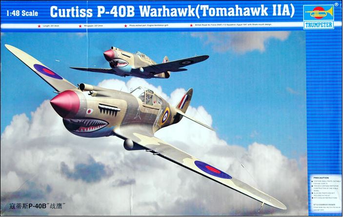 Trumpeter - Curtiss P-40 B Warhawk (Tomahawk IIA)