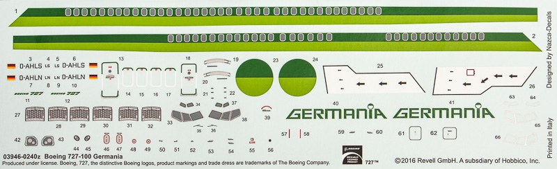 Revell - Boeing 727-100 Germania
