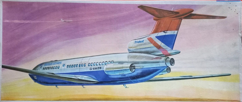 VEB Plasticart - Hawker Siddeley Trident 2E