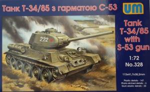 Tank T-34/85 with S-53 gun