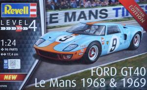 Bausatz: Ford GT40 Le Mans 1968 & 1969