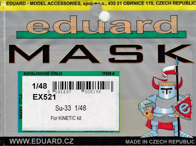 Eduard Mask - Su-33 Masken Set