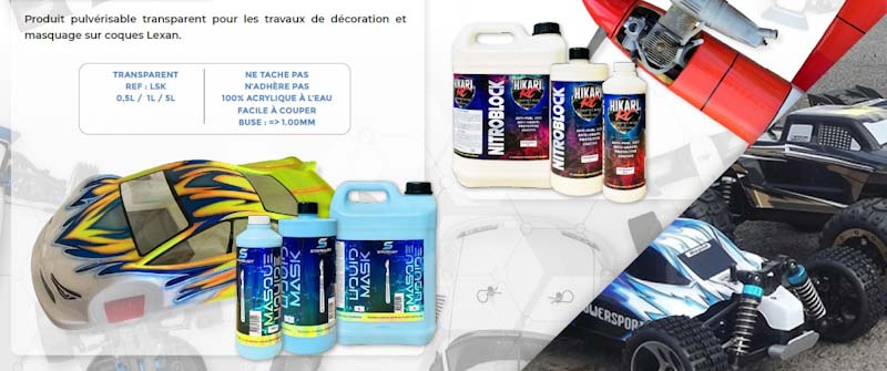 Stardust - Hikari RC Airbrush Farben für Lexan und den RC-Modellbau 